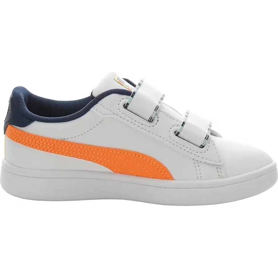 Кроссовки детские Smash 3.0 Playdate V Ps Puma, Белый — фото 4
