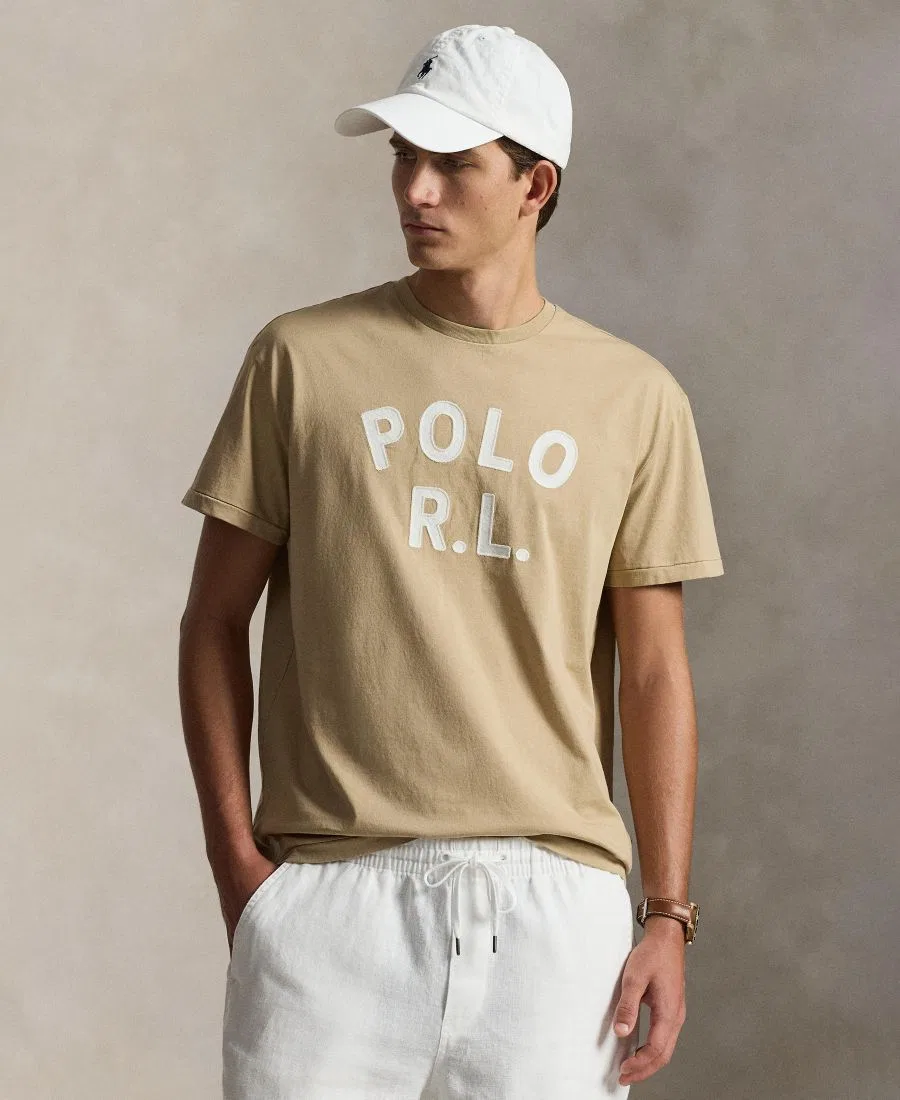 Футболка классического кроя с коротким рукавом Polo Ralph Lauren, Vintage Khaki