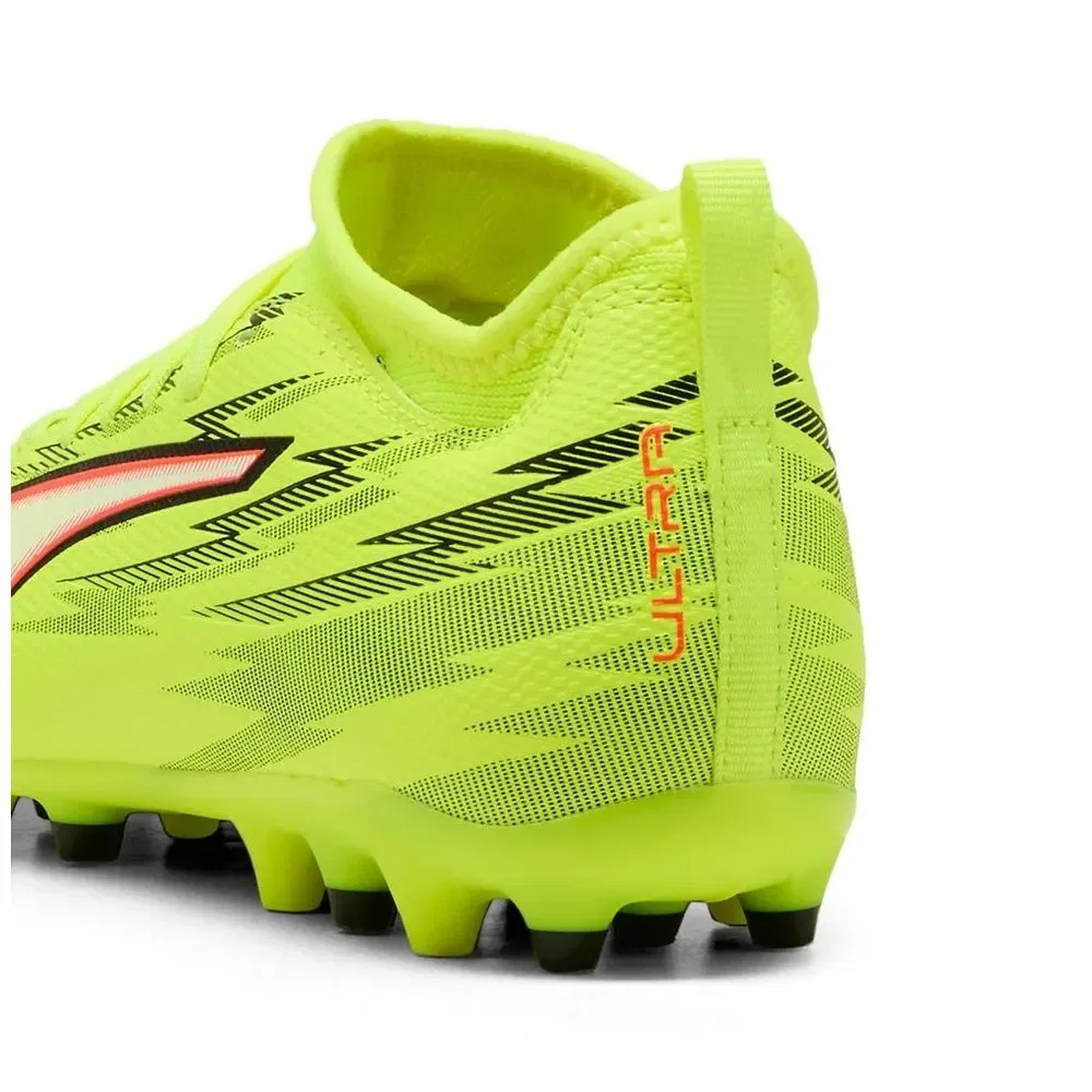 Футбольные бутсы детские Ultra 6 Match MG JR Puma, желтый — фото 2