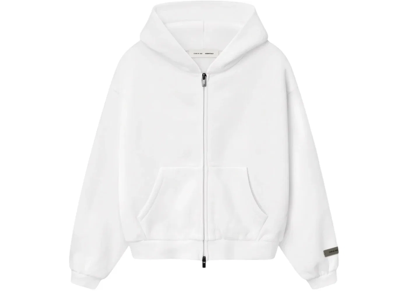 Детская худи на молнии с флисом Cloud White Fear of God, Cloud White