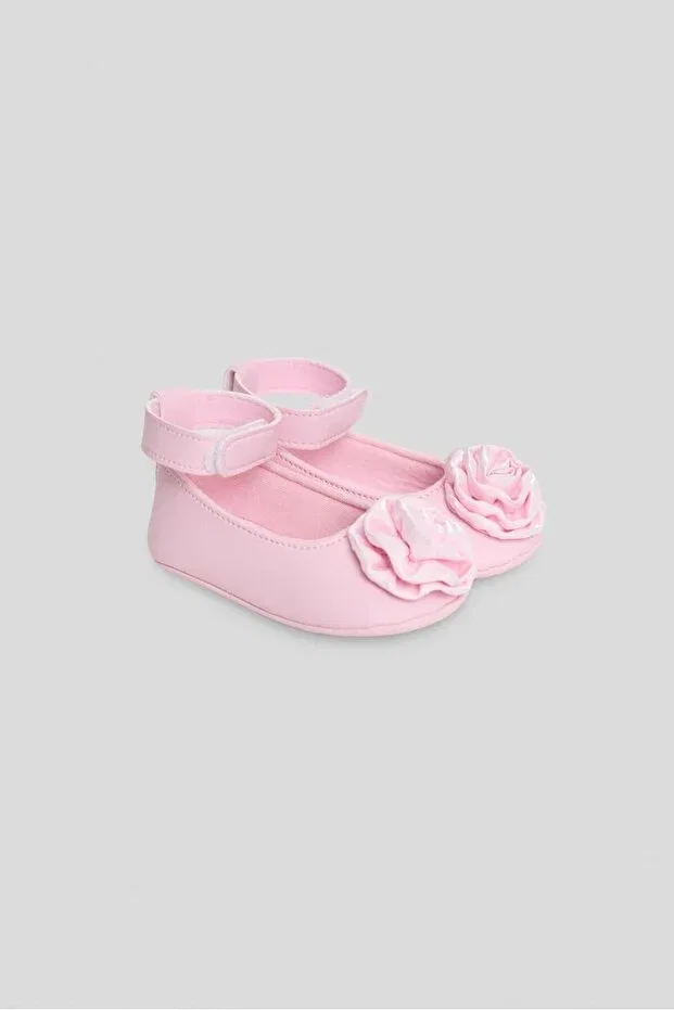 Детские пинетки для девочек розовые Gb Baby, Pink — фото 2