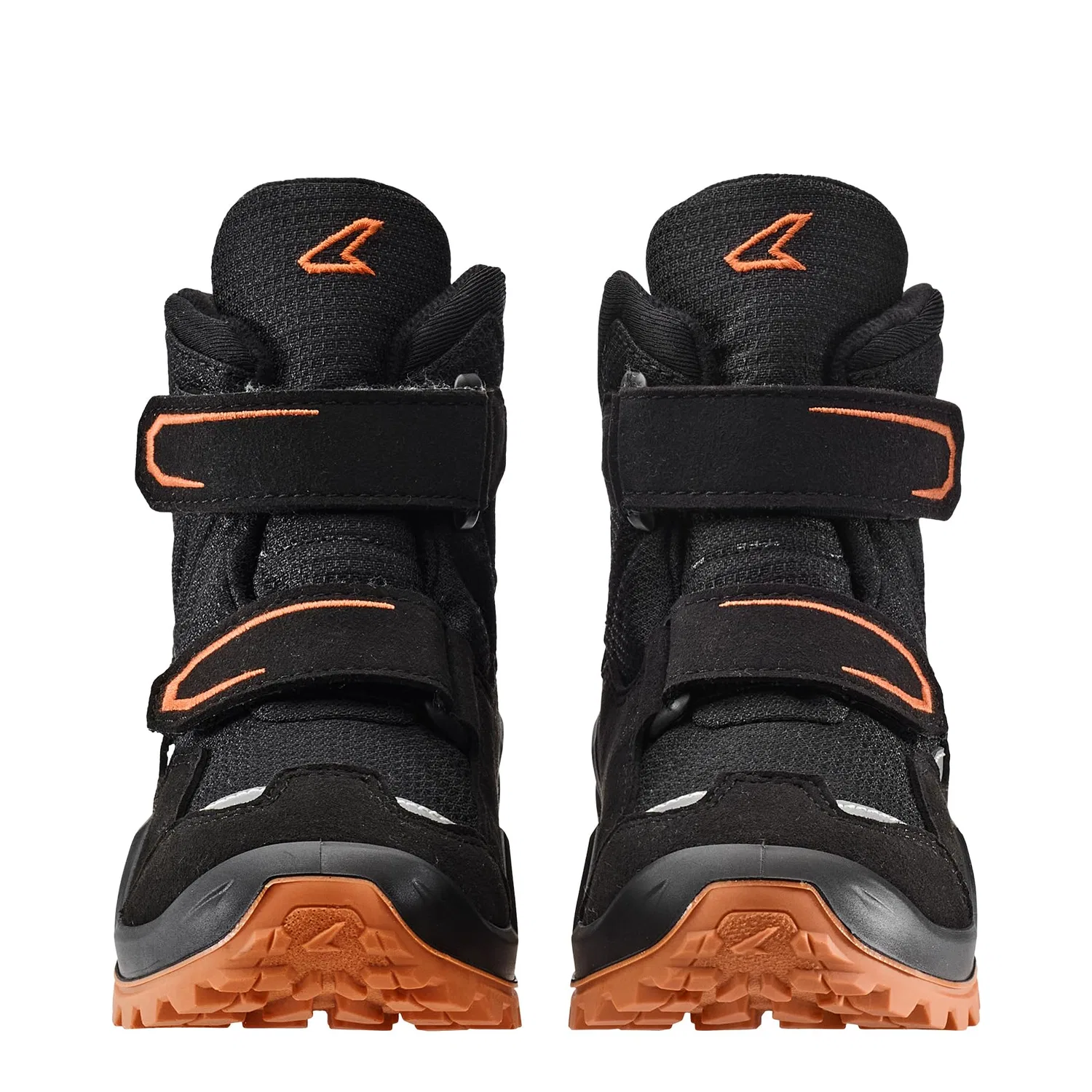 Детские ботинки для мальчиков с мембраной Milo Evo Gtx Mid Jr LOWA, Black Orange — фото 3