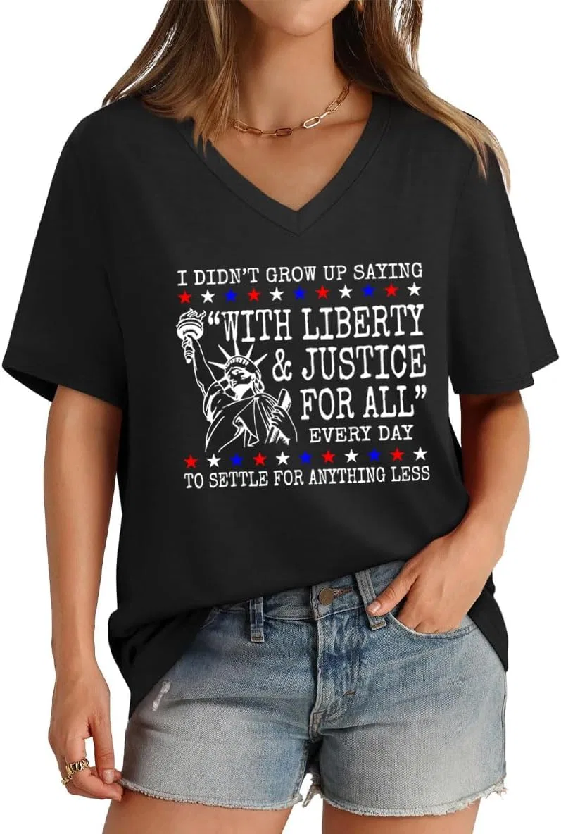 Женская футболка с принтом Letter Print Regular Fit, White — фото 2