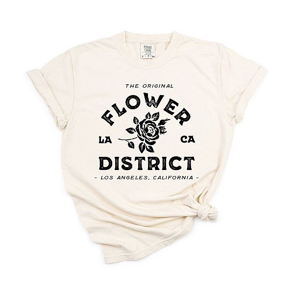 

Футболка Flower District с окраской готового изделия Simply Sage Market, Ivory