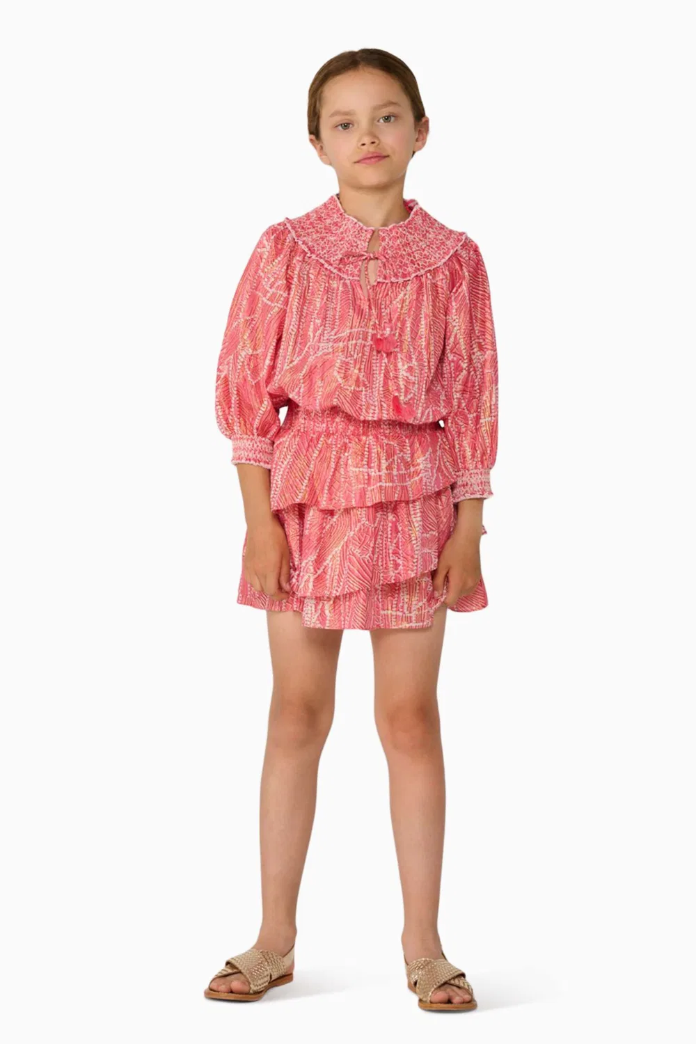 Платье-мини хлопковое Anna Mini Dress Poupette St Barth — фото 2