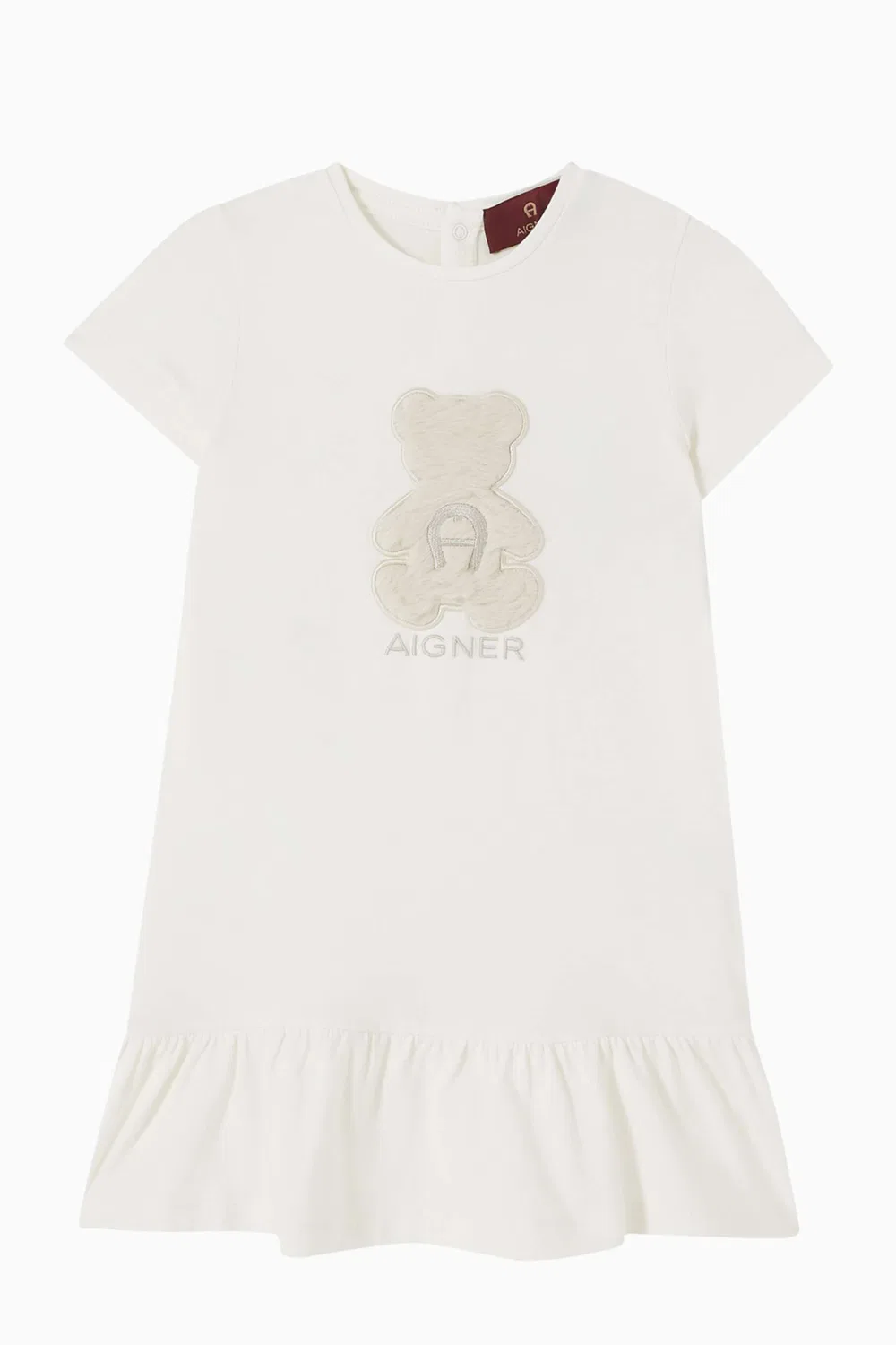 Платье с принтом Teddy Bear AIGNER, белый