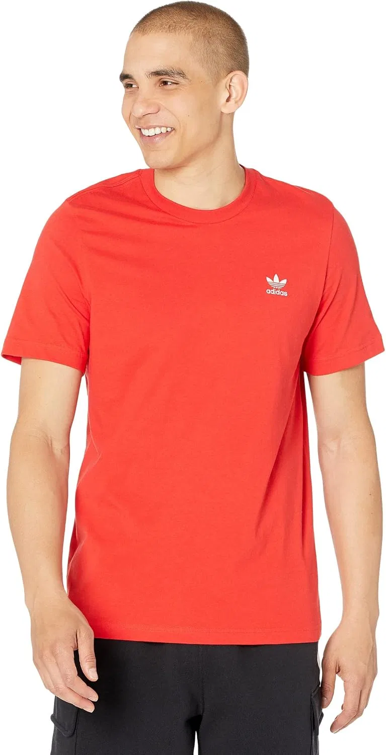 Мужская футболка с логотипом Trefoil Adidas Originals, Vivid Red