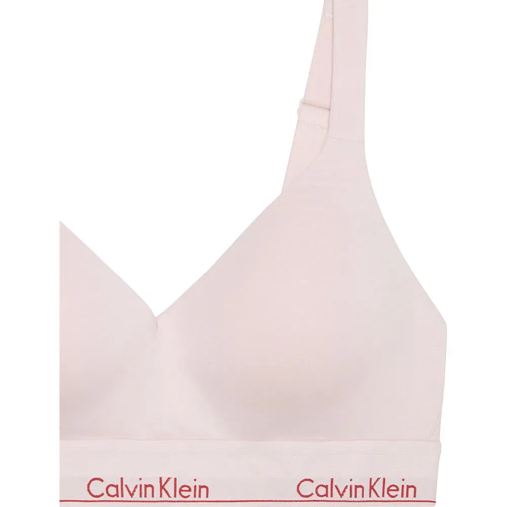 Бюстгальтер-бралетт Calvin Klein, розовый — фото 3