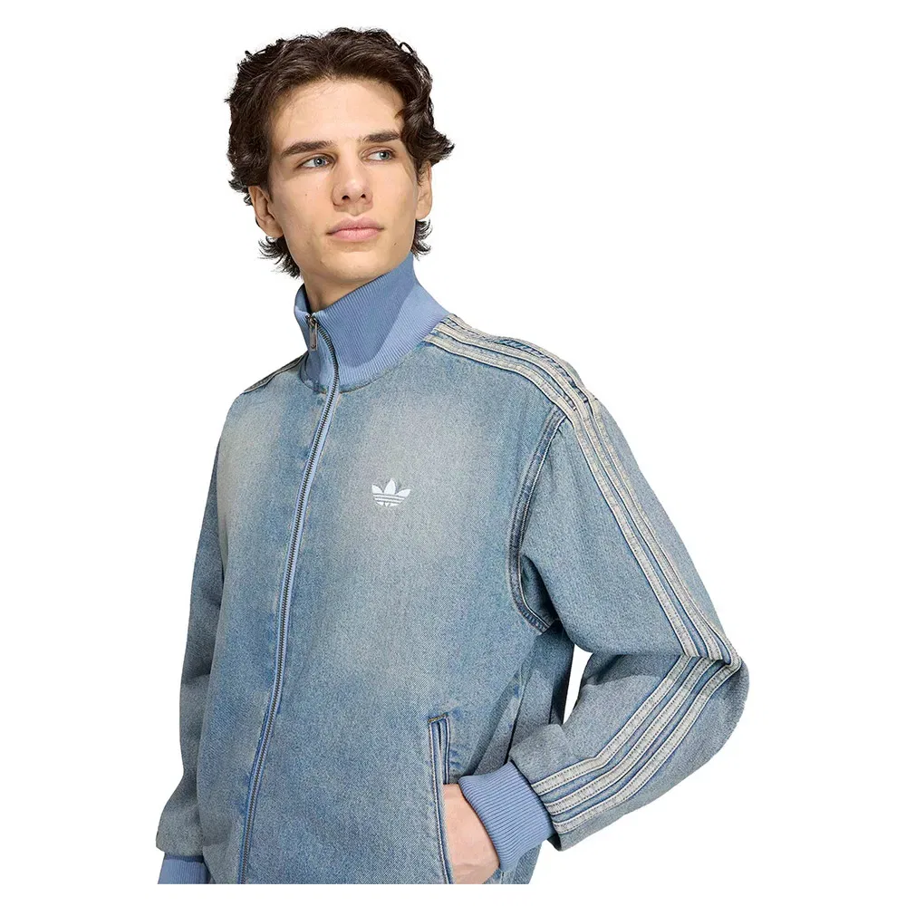Куртка джинсовая Firebird Adicolor Adidas Originals, синий — фото 4