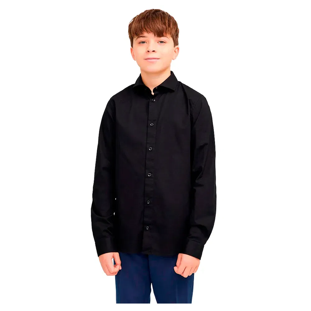 Рубашка с длинным рукавом Eaxel Stretch Jack & Jones, черный