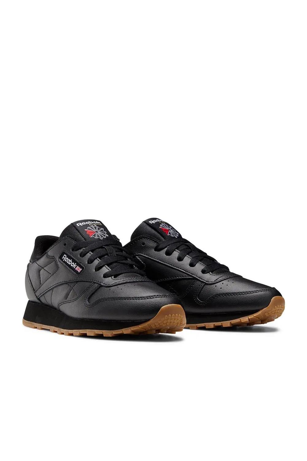 Детские кроссовки для мальчиков с закрытым носком Classic Leather Reebok, Core Black Core Black — фото 3