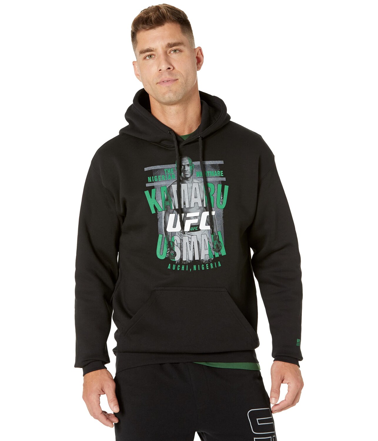 

Худи UFC, Kamaru Usman Stance Fleece Hoodie, Черный, Худи UFC, Kamaru Usman Stance Fleece Hoodie