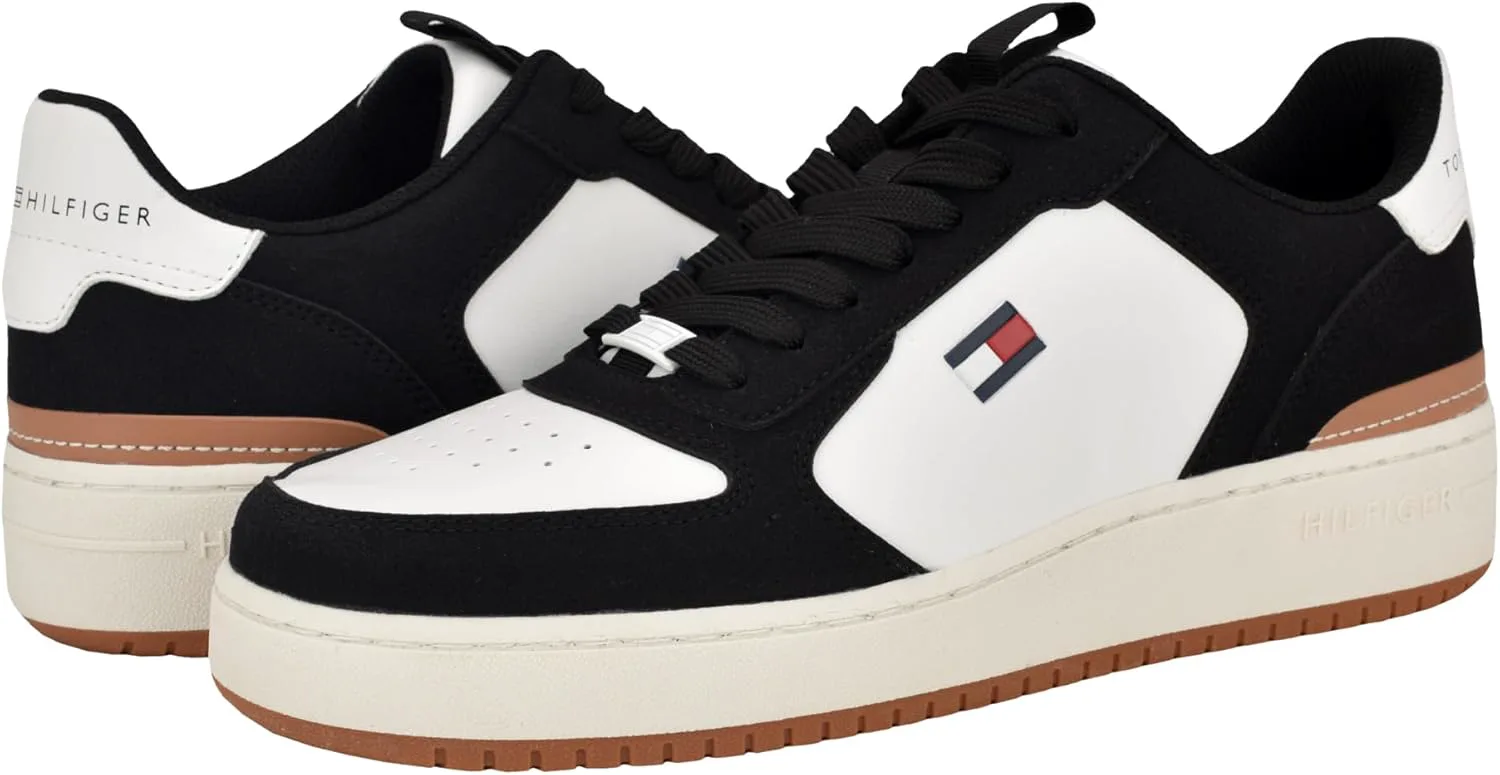 Кроссовки Tommy Hilfiger Mens Kevern, черно-белый — фото 4