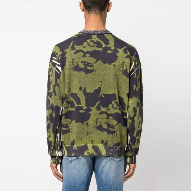 Свитер, Dark Green, SS23, DIESEL — фото 4