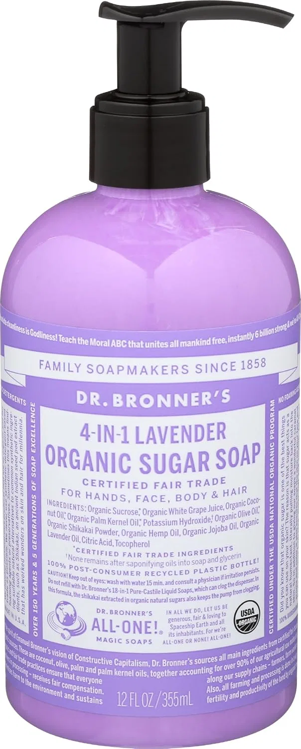 Жидкое мыло для рук и тела Shikakai, Dr. Bronner's, 354.9 мл