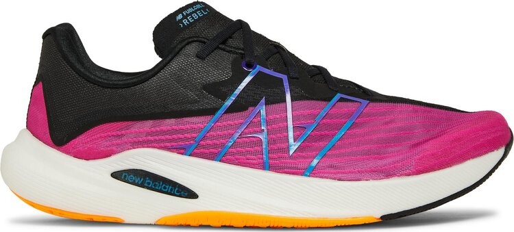 

Кроссовки New Balance FuelCell Rebel v2 'Pink Glow Black', розовый