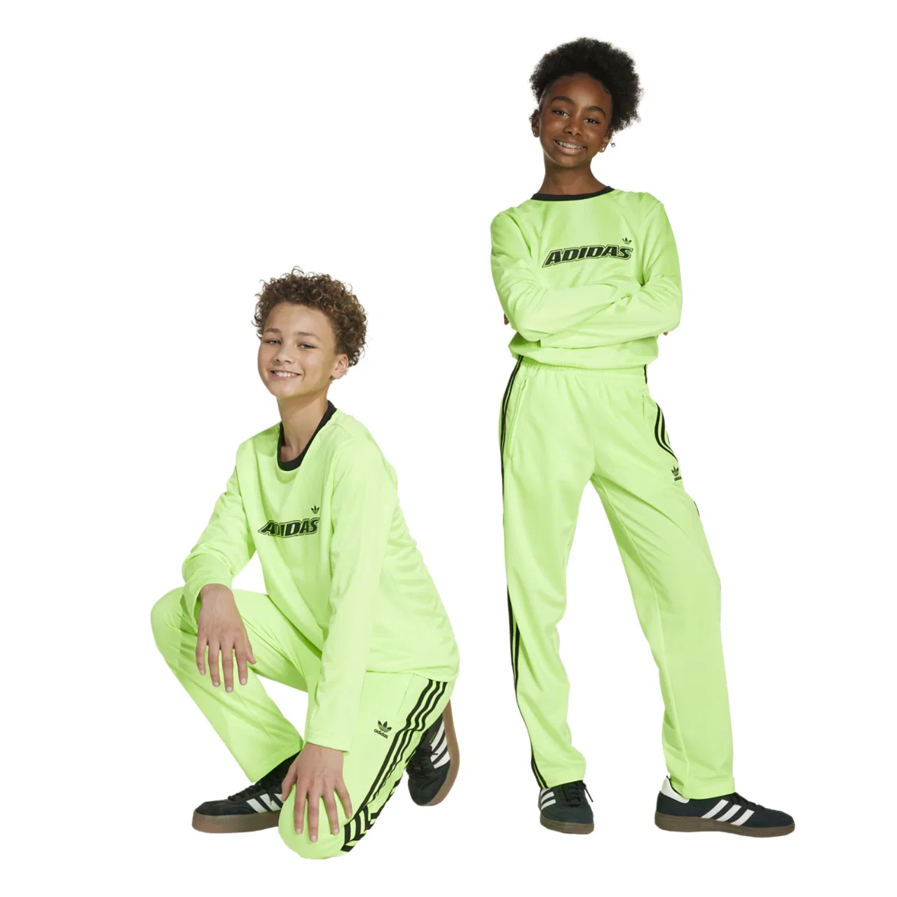 Спортивные брюки для мальчиков Firebird Adidas, цвет Volt/Black