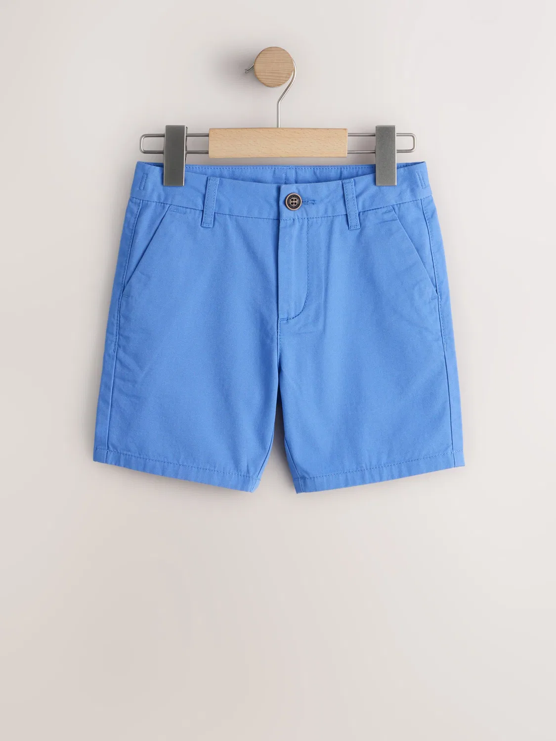 Шорты чинос Regular Fit Mid Blue Next, синий