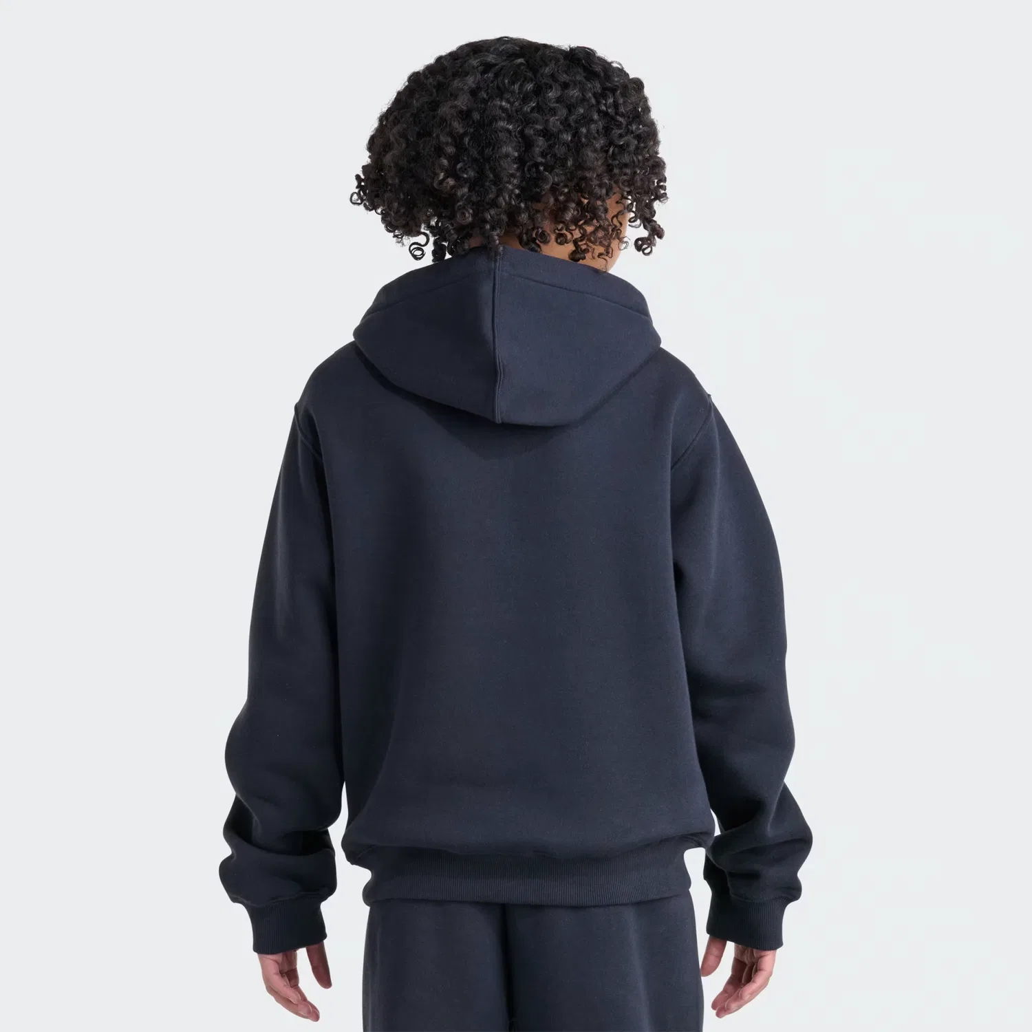 Детское худи с капюшоном из флиса Essential Fleece Adidas Originals, черный