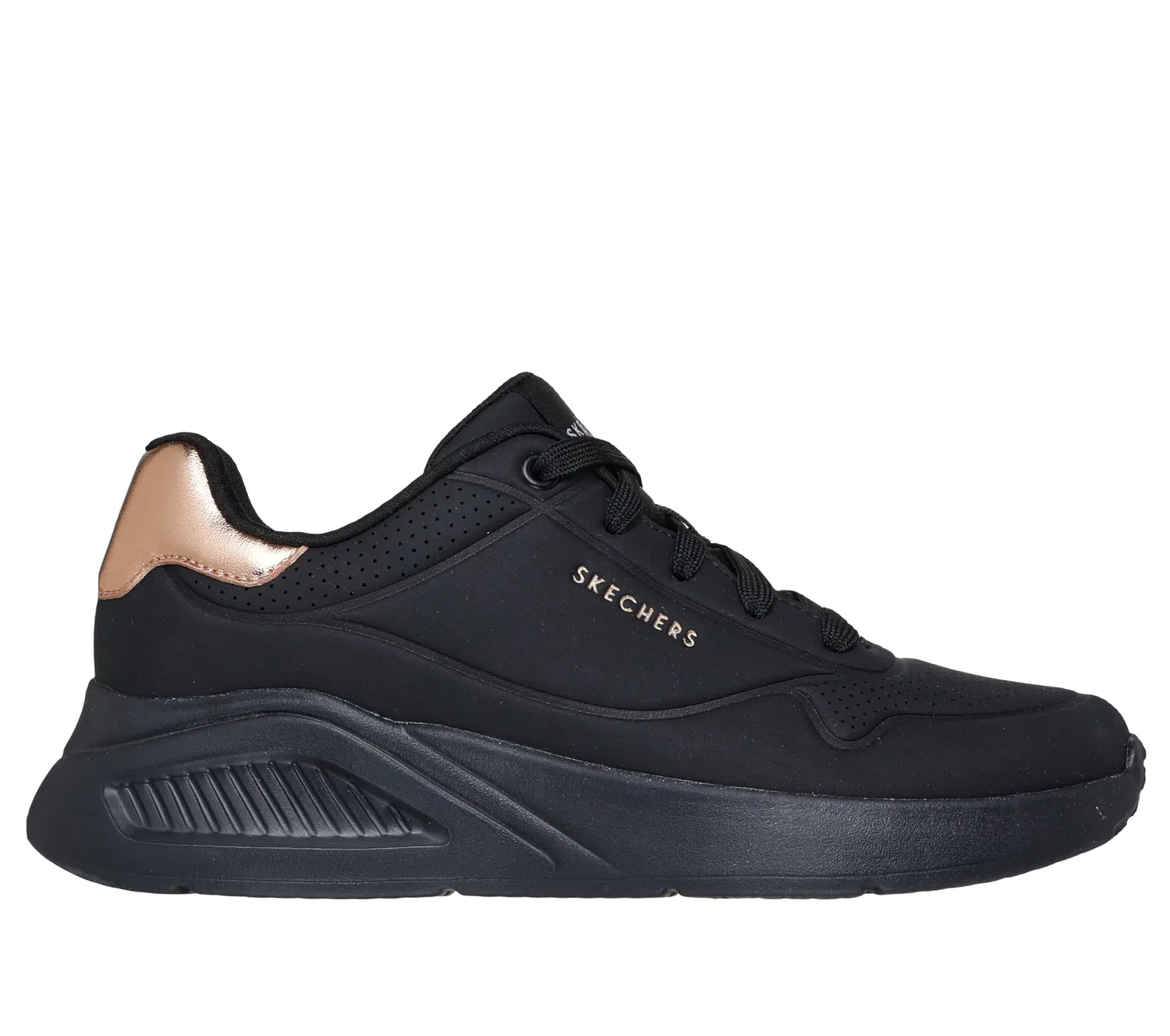 Детские кроссовки для девочек Skechers Uno Lite Shimmer Along Colour, BBK