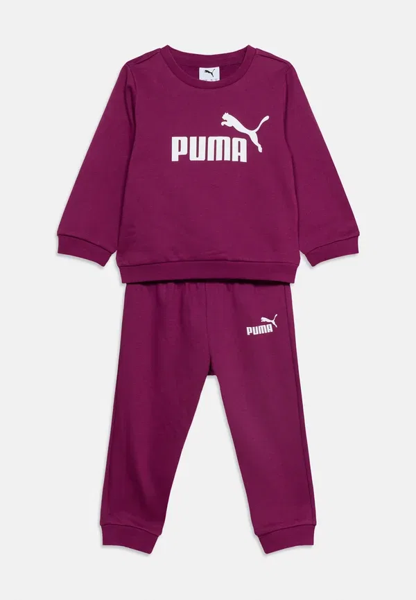 Комплект из кофты и брюк с принтом Minicats Puma Fuchsia Glow, фуксия