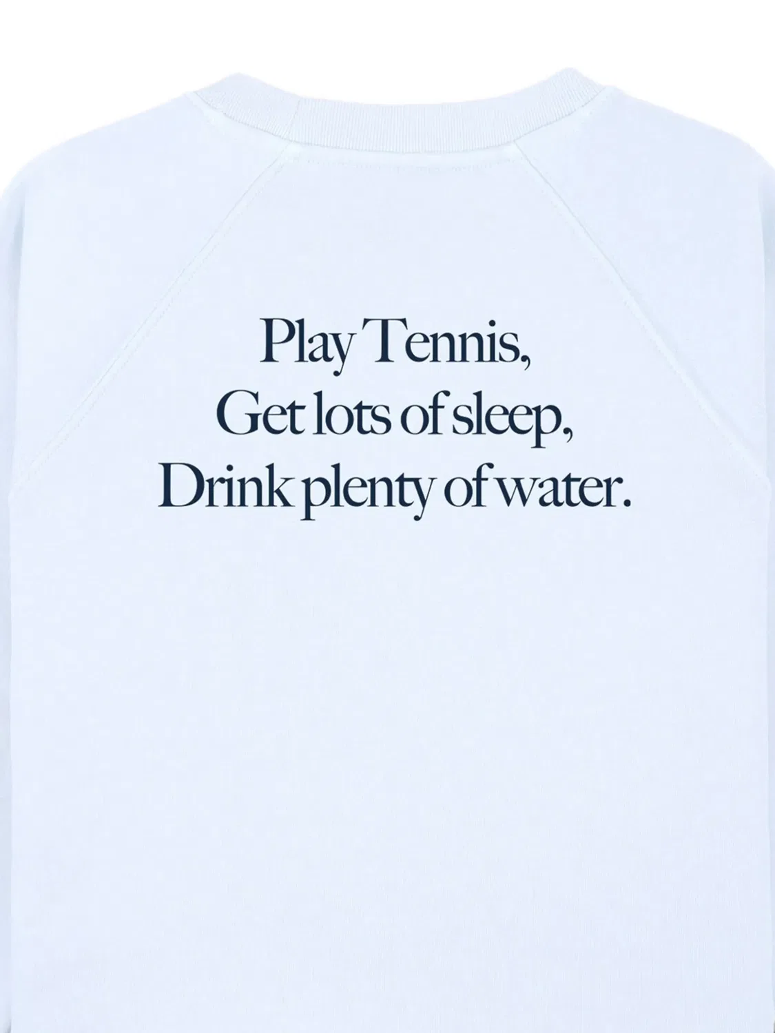 Свитер Play Tennis с рукавами реглан Sporty & Rich Kids, синий — фото 3