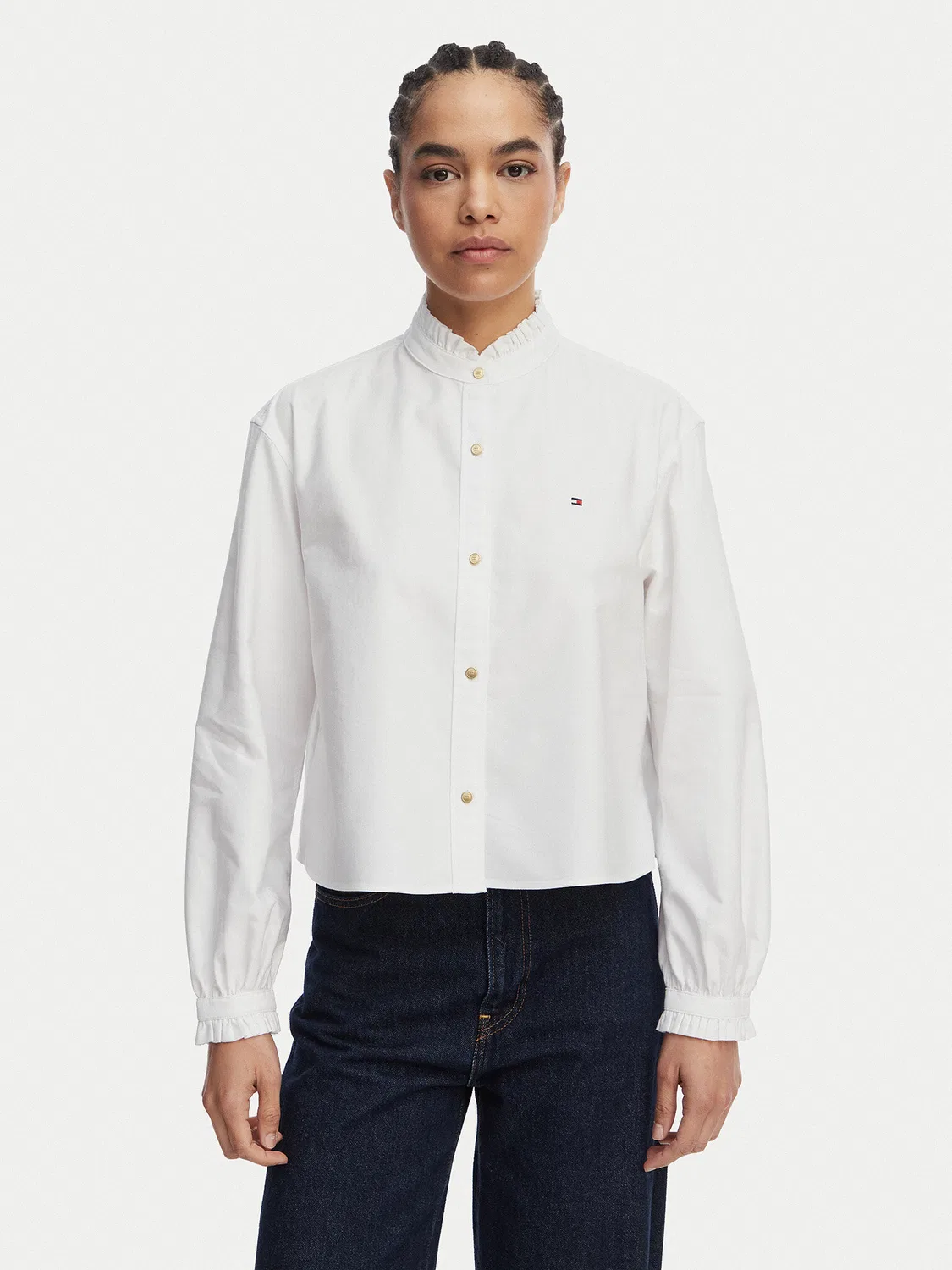 Женская рубашка свободного кроя Oxford Tommy Hilfiger, белый