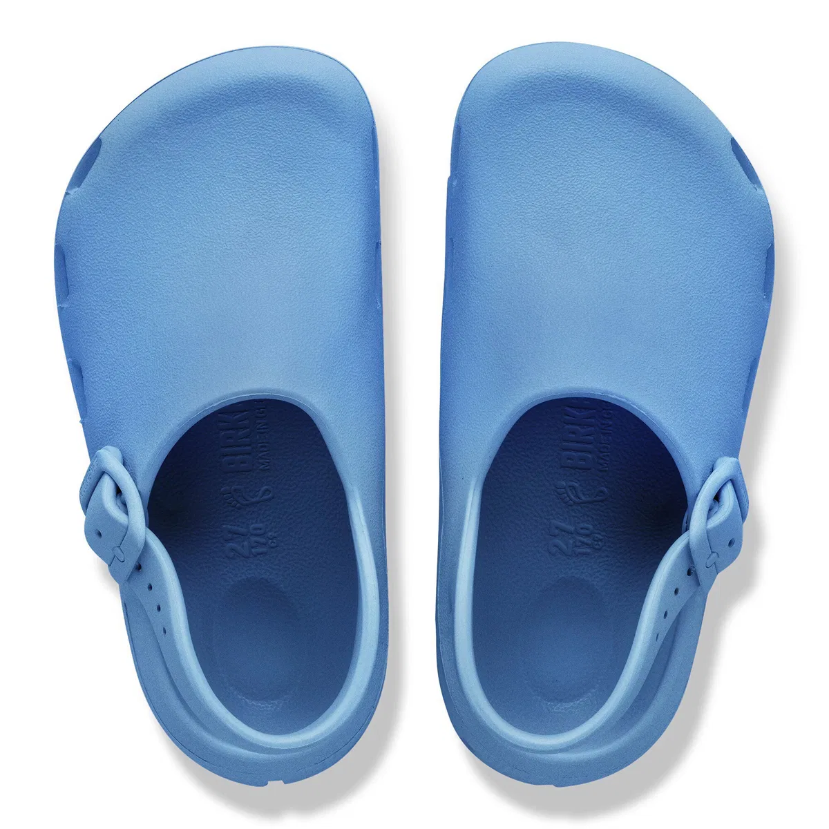 Детские сандалии с фиксированным ремешком Birki Flow Birkenstock, Eva Elemental Blue — фото 3