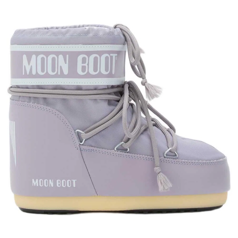 Детские ботинки для мальчиков с принтом Icon Low Nylon Moon Boot, Blue