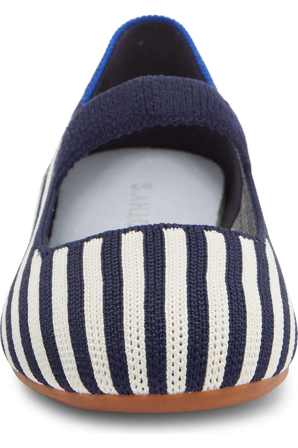 Детские туфли Мэри Джейн с регулируемым ремешком Rothy's, Sailor Stripe — фото 4