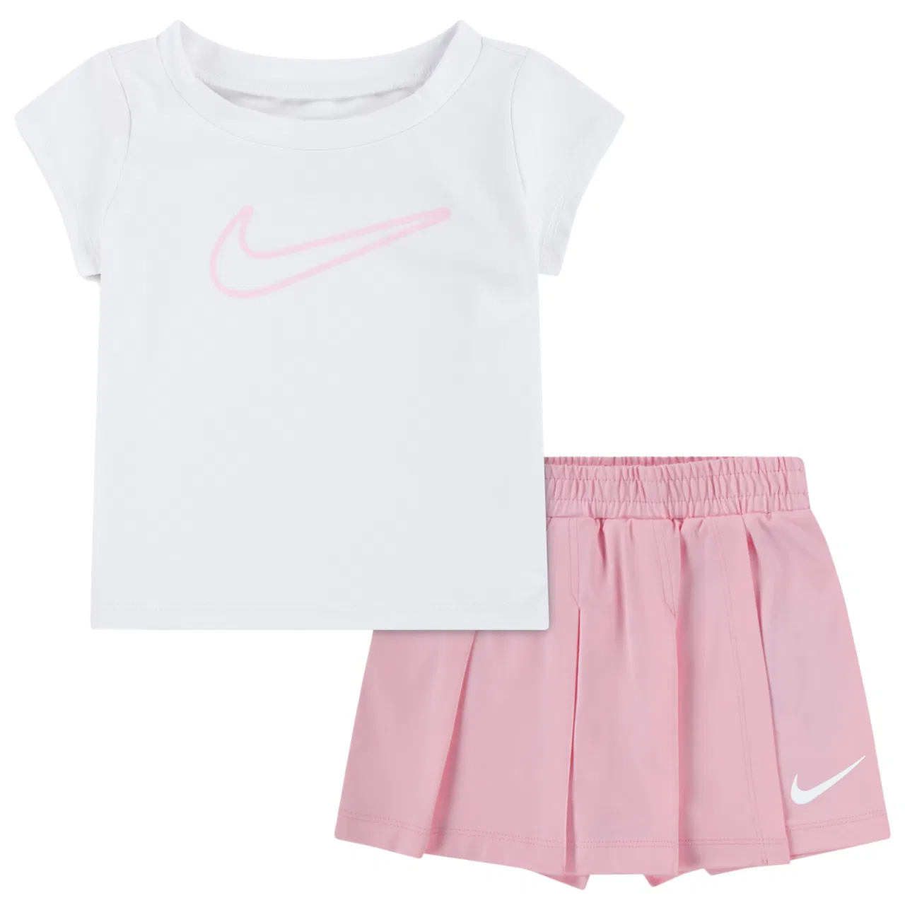 Детский комплект для девочек All Day Play Nike, розовый/белый