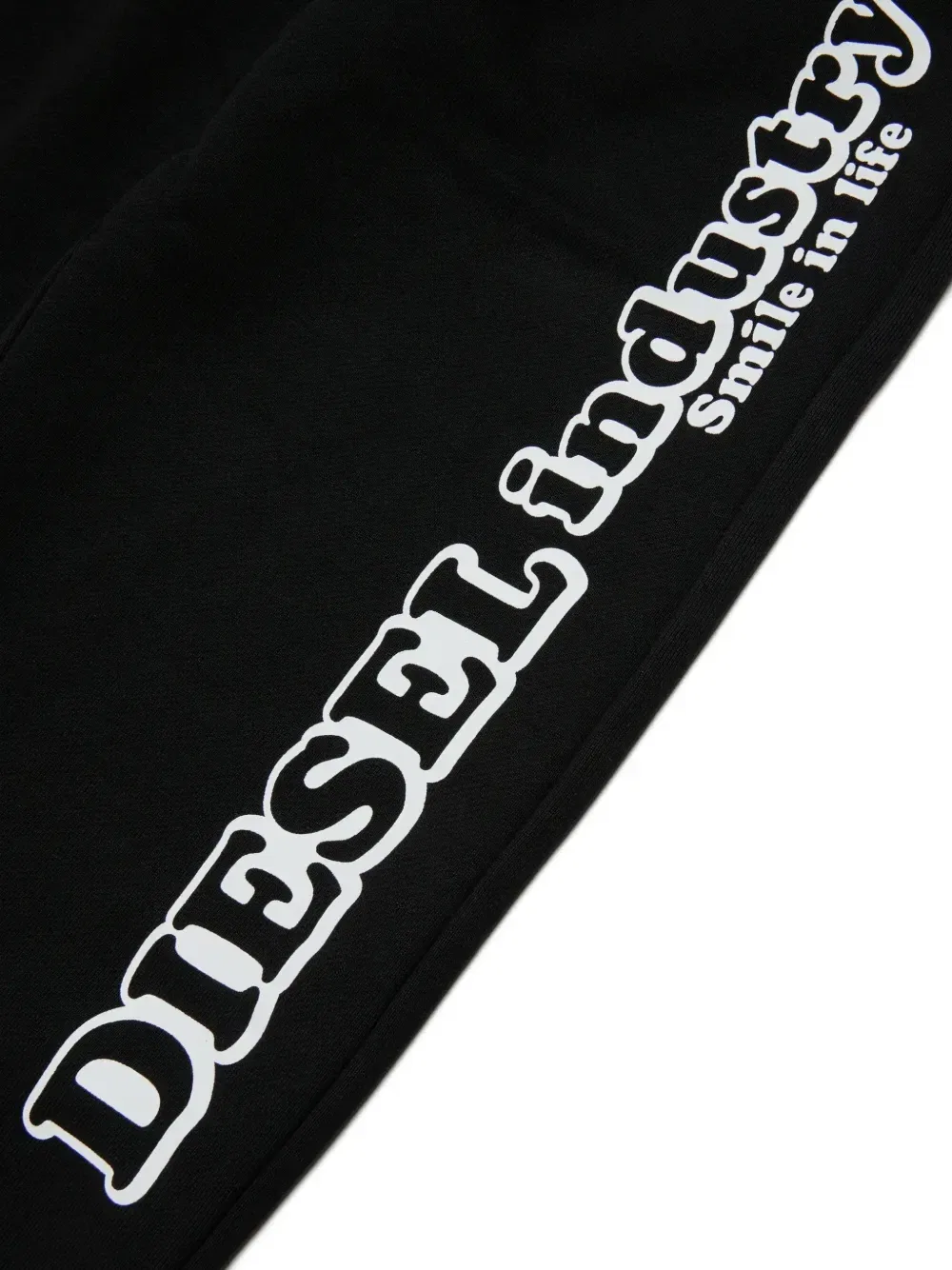 Спортивные брюки с логотипом Diesel Kids, черный — фото 4