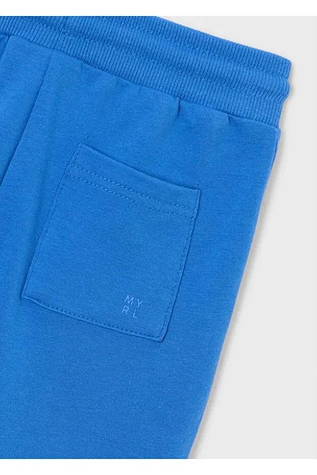 Детские спортивные штаны для мальчиков с принтом Summer boys' basic sweatpants Mayoral, Blue — фото 3