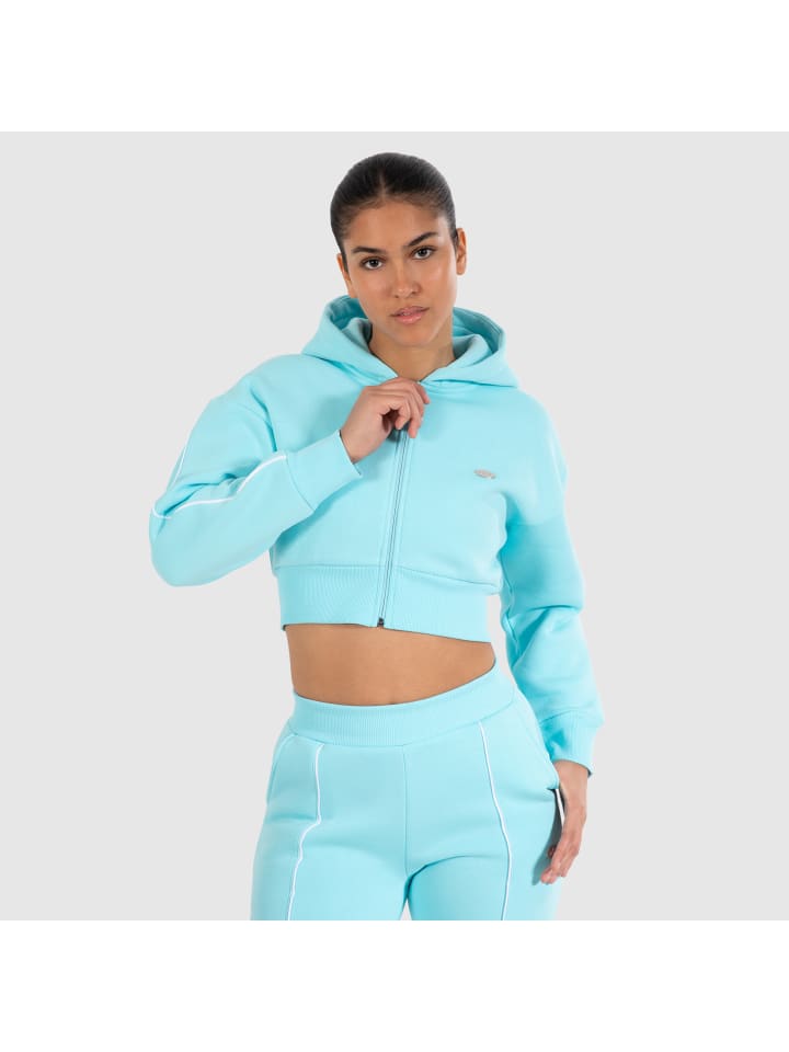 

Спортивная куртка SMILODOX Crop Zip Hoodie Maren, бирюзовый