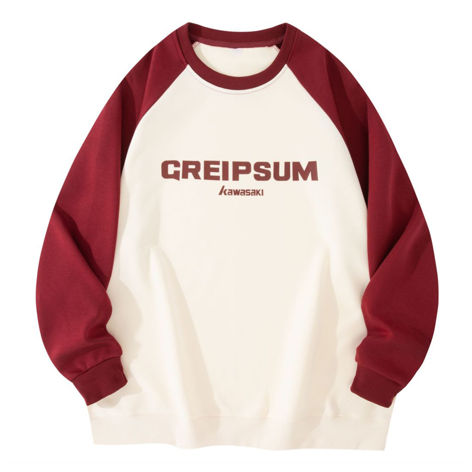 

Унисекс свитшот Kawasaki, бежевый