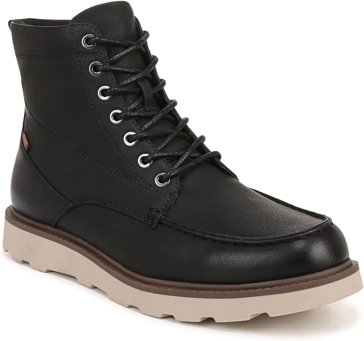 Мужские ботинки Dr. Scholl's Manchester на шнуровке, укороченные, Black (Black Synthetic Leather) — фото 2