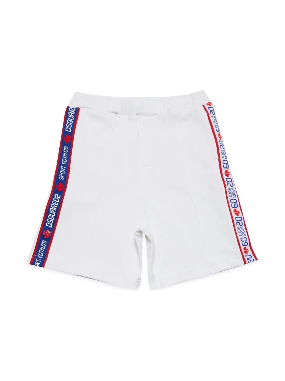 Шорты с эластичным поясом и логотипом Dsquared2 Kids, белый
