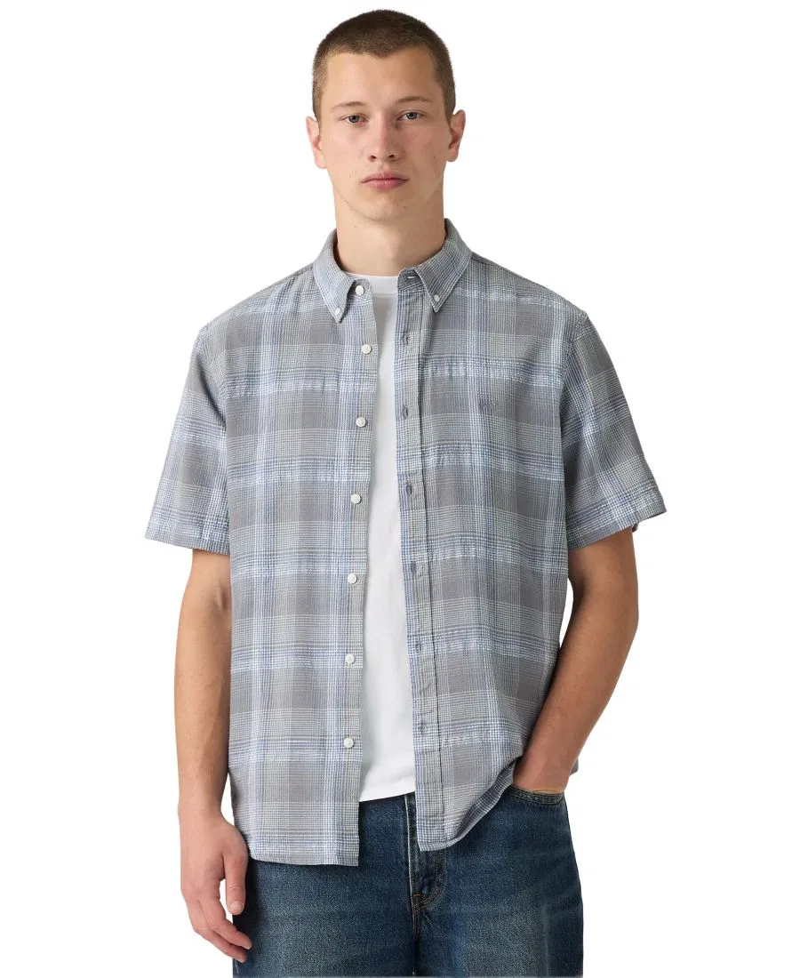 Рубашка с воротником на пуговицах, с коротким рукавом, классическая Levi's, Bennet Plaid