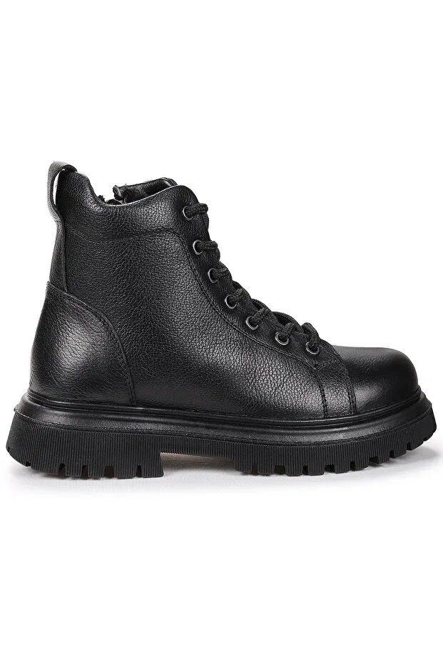 Детские ботинки для девочек на плоском ходу Rita Kiko Kids, Black — фото 3