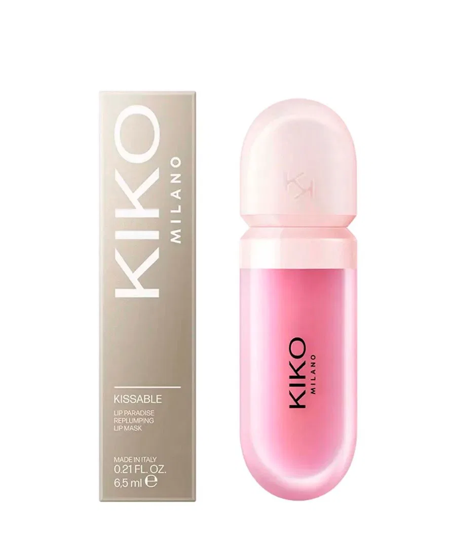 Маска для губ с эффектом обновления Kissable Lip Paradise Replumping, 6 г KIKO Milano, Pink — фото 3