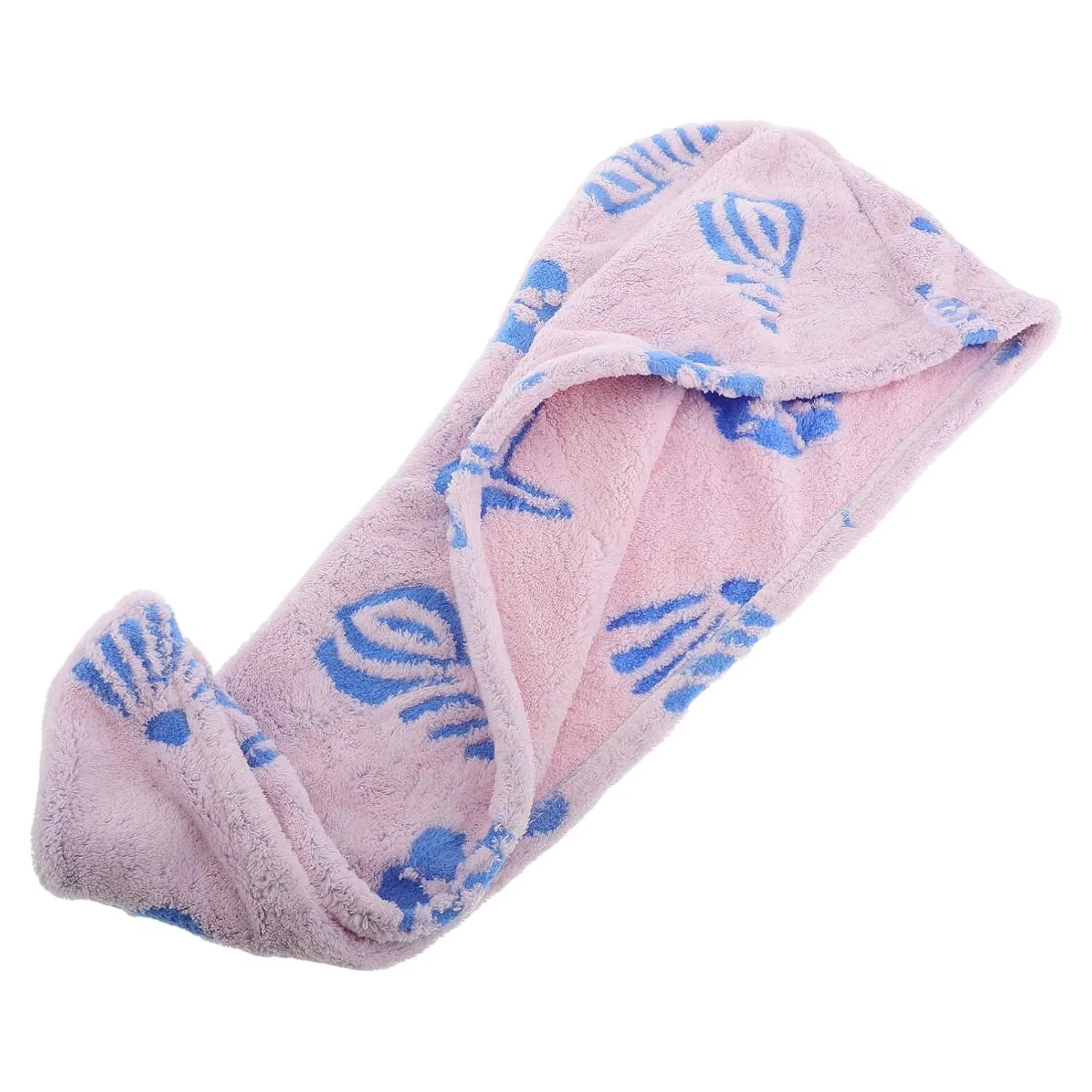 Шапочка для душа, быстросохнущая, супервпитывающая, DECOMELODY, 1 шт, Rosa
