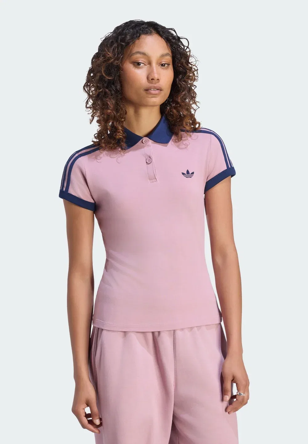Рубашка поло Adidas Originals, Magic Mauve Night Indigo