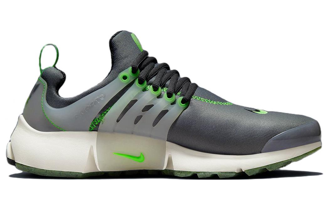 Кроссовки Nike Presto Premium, серый/зеленый — фото 2