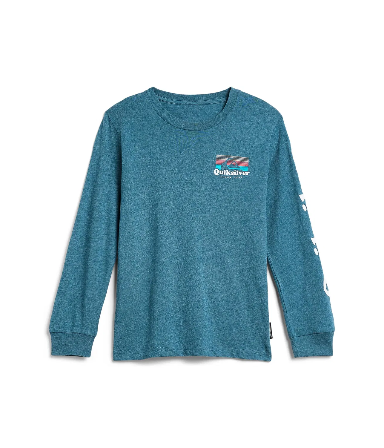 Футболка с длинным рукавом Phase (для детей постарше) Quiksilver Kids, Blue Coral Heather