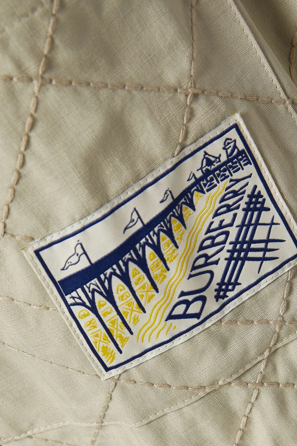Рубашка с коротким рукавом Hugh Check Embroidered Burberry — фото 4