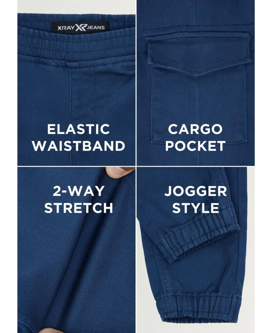 Брюки карго с эластичным поясом Commuter Jogger XRAY, Midnight Blue — фото 4