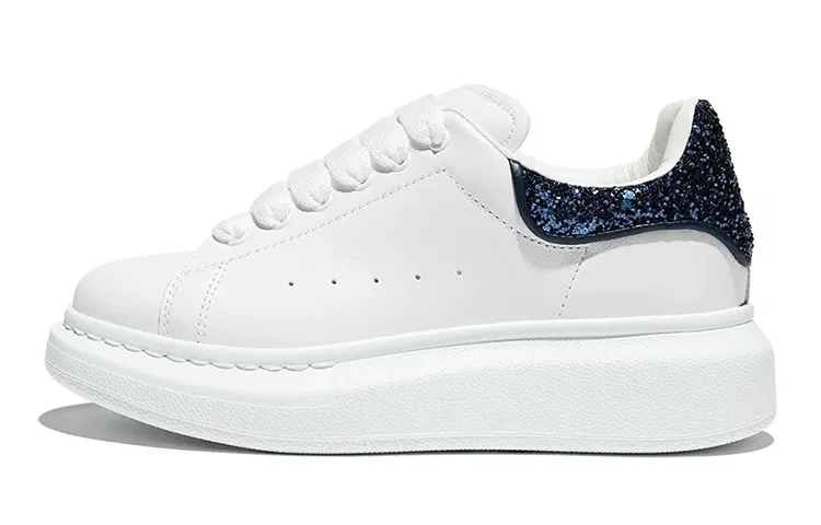 Детские кожаные кеды Alexander McQueen, Белый