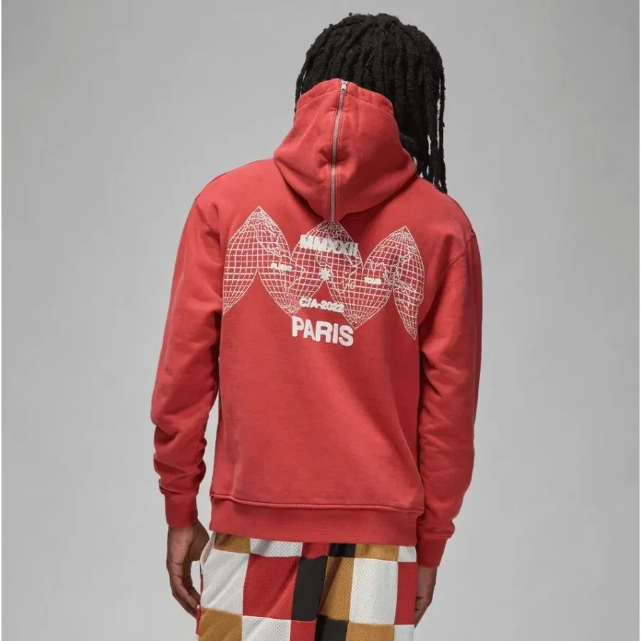 Худи из футера с капюшоном Air Jordan Flight Heritage Fleece Nike, Красный — фото 3