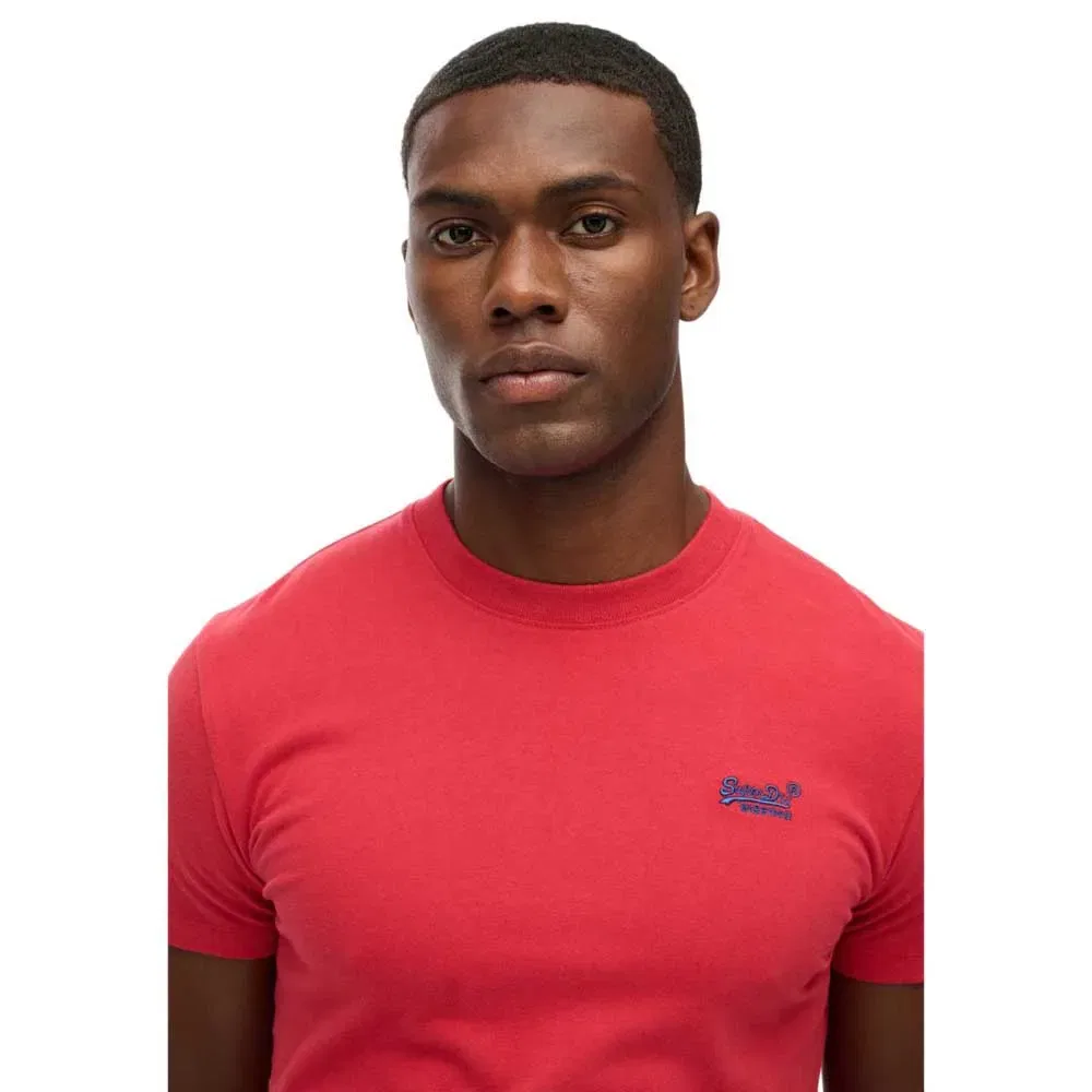 Футболка с коротким рукавом с вышивкой Vintage Logo Superdry, красный — фото 2