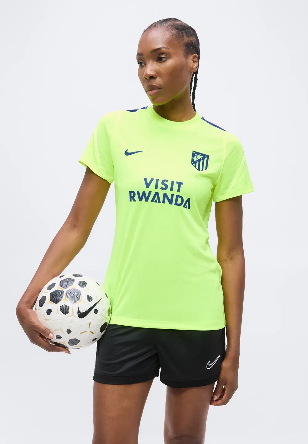 Атлетико Мадрид - клубная форма Nike Performance, Volt/White/Deep Royal Blue — фото 4
